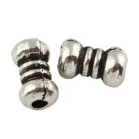 Zinc Alloy Jewelry Beads, antique silver color plated, lead & cadmium free Approx 2mm, Approx 