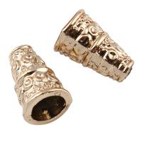 Zinc Alloy Jewelry Beads, Conical, gold color plated, lead & cadmium free Approx 1.5mm 