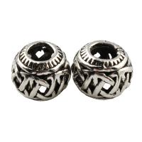 Zinc Alloy Jewelry Beads, Drum, antique silver color plated, without troll, lead & cadmium free Approx 4.5mm 