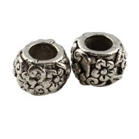 Zinc Alloy Jewelry Beads, Drum, antique silver color plated, lead & cadmium free Approx 5mm, Approx 