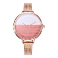 Women Wrist Watch, PU Leather, with Stainless Steel, Chinese movement, for woman Approx 9 Inch 