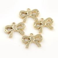 Zinc Alloy Bowkont Pendants, Bowknot, gold color plated Approx 1.5mm 