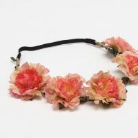 Bridal Hair Wreath, Cloth, Flower, for woman, mixed colors, 180mm 