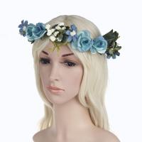 Свадебный волосы Венок, ткань, Форма цветка, Женский, Много цветов для выбора, 180mm, продается PC