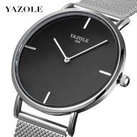 Yazole® Men Jewelry Watch, Stainless Steel, with Glass, Japanese movement, plated, Life water resistant & for man 41mm Approx 9.6 Inch 