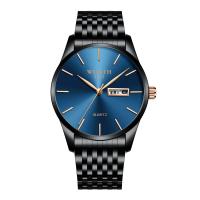 WLISH® Men Jewelry Watch , Zinc Alloy, with Glass & Stainless Steel, Chinese movement, plated, Life water resistant & for man & luminated 38mm Approx 9.4 Inch 