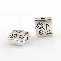 Zinc Alloy Jewelry Beads, antique silver color plated Approx 1mm, Approx 