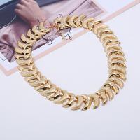 Fashion Iron Necklace, gold color plated, for woman, 26mm Approx 18 Inch 
