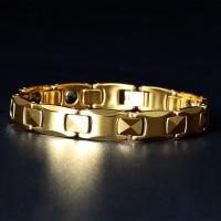 Tungsten Steel Bracelet, plated, for man 10mm Approx 8 Inch 