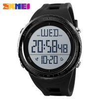SKmei® Men Jewelry Watch, PU Rubber, with Glass, Chinese movement, plated, for man & waterproof & luminated 