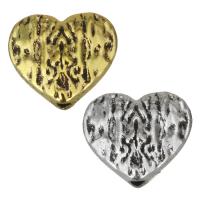 Perles coeur en alliage de zinc, Placage, plus de couleurs à choisir Environ 1.5mm, Vendu par PC