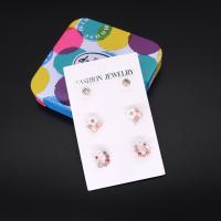 Earring Display Card, Paper, Rectangle, white 
