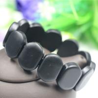 Каменные иглы Здоровый браслет, устойчивая усталость, черный длина:Приблизительно 7.5 дюймовый, продается Strand