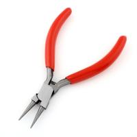 Ferronickel Round Nose Plier, with Plastic, red, Grade AAA [