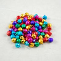 Aluminum Jingle Bell for Christmas Decoration, plated mixed colors Approx 1-3mm 