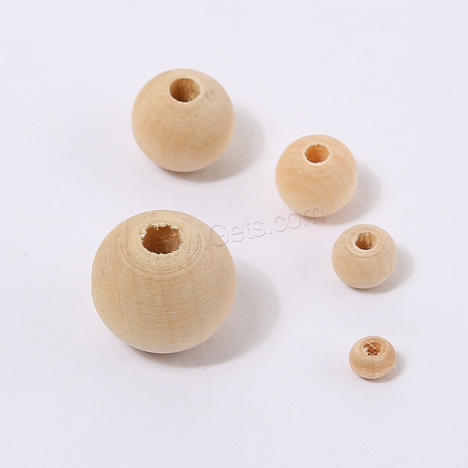 Original Wood Beads, polished, different size for choice, Hole:Approx 2-8mm, Sold By PC