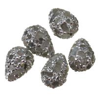 Rhinestone Clay Pave Beads, with Labradorite, with rhinestone Approx 1mm 