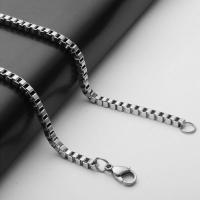 Stainless Steel Chain Necklace & box chain & for man 