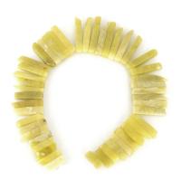 Jade Lemon Graduated Pendant Beads, 6-9x23- 