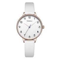 Women Wrist Watch, PU Leather, with Glass & Zinc Alloy, Japanese movement, plated, Life water resistant & for woman 32mm Approx 7 Inch 
