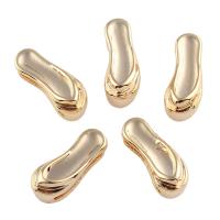 Zinc Alloy Jewelry Beads, Shoes, gold color plated Approx 