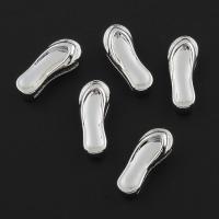 Zinc Alloy Jewelry Beads, Shoes, platinum color plated Approx 