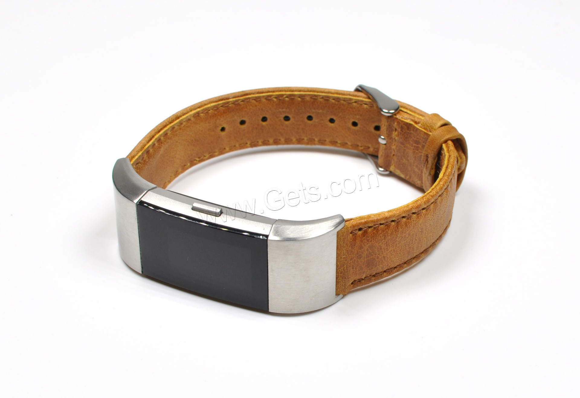 Faux cuir bracelet de montre, pour montre apple & normes différentes pour le choix, plus de couleurs à choisir, Longueur:Environ 7.7 pouce, Vendu par PC