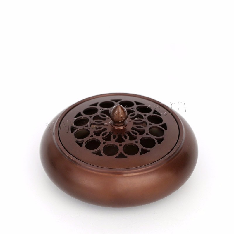 Brass Incense Burner, antique copper color plated, portable & different size for choice, Sold By PC