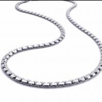 Stainless Steel Box Chain, original color, 3mm 