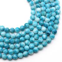 Larimar Beads, Round, polished, DIY blue Approx 1mm 