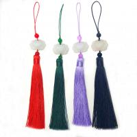 Resin Hanging Decoration, with Polyester Yarns, handmade 240mm 