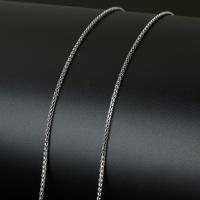 Stainless Steel Mesh Chain, with plastic spool, original color, 2mm, Approx 