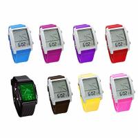 SKmei®  Unisex Jewelry Watch, PU Rubber, with zinc alloy dial & Glass, Chinese movement, Square, plated, waterproof 