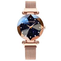Women Wrist Watch, Stainless Steel, with zinc alloy dial & Glass, Japanese movement, plated, for woman & waterproof Approx 9 Inch 