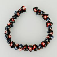 Animal Lampwork Beads, black and red Approx 2mm Approx 12.5 Inch, Approx 