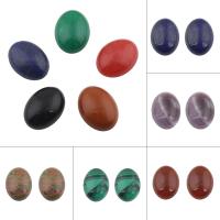 Cabochons en pierres précieuses, pierre gemme, ovale plat, différents matériaux pour le choix, plus de couleurs à choisir Vendu par PC