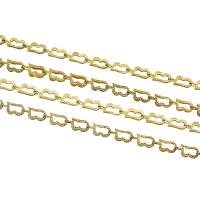 Brass Bar Chain, original color, nickel, lead & cadmium free 