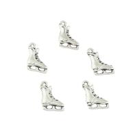 Zinc Alloy Shoes Pendants, antique silver color plated, nickel, lead & cadmium free Approx 1mm, Approx 