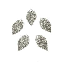 Zinc Alloy Leaf Pendants, antique silver color plated Approx 1mm, Approx 