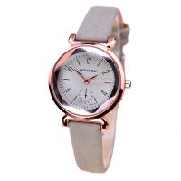 Women Wrist Watch, PU Leather, with Organic Glass & Zinc Alloy, Chinese movement, zinc alloy pin buckle, plated, Life water resistant & Adjustable & for woman 190mm 