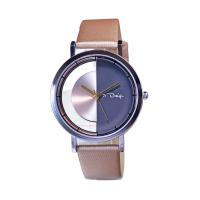 Unisex Wrist Watch, PU Leather, with Organic Glass & Zinc Alloy, Chinese movement, zinc alloy watch band clasp, plated, Life water resistant 240mm 