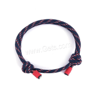 Polyester Cord Bracelet, Unisex Approx 8 Inch 