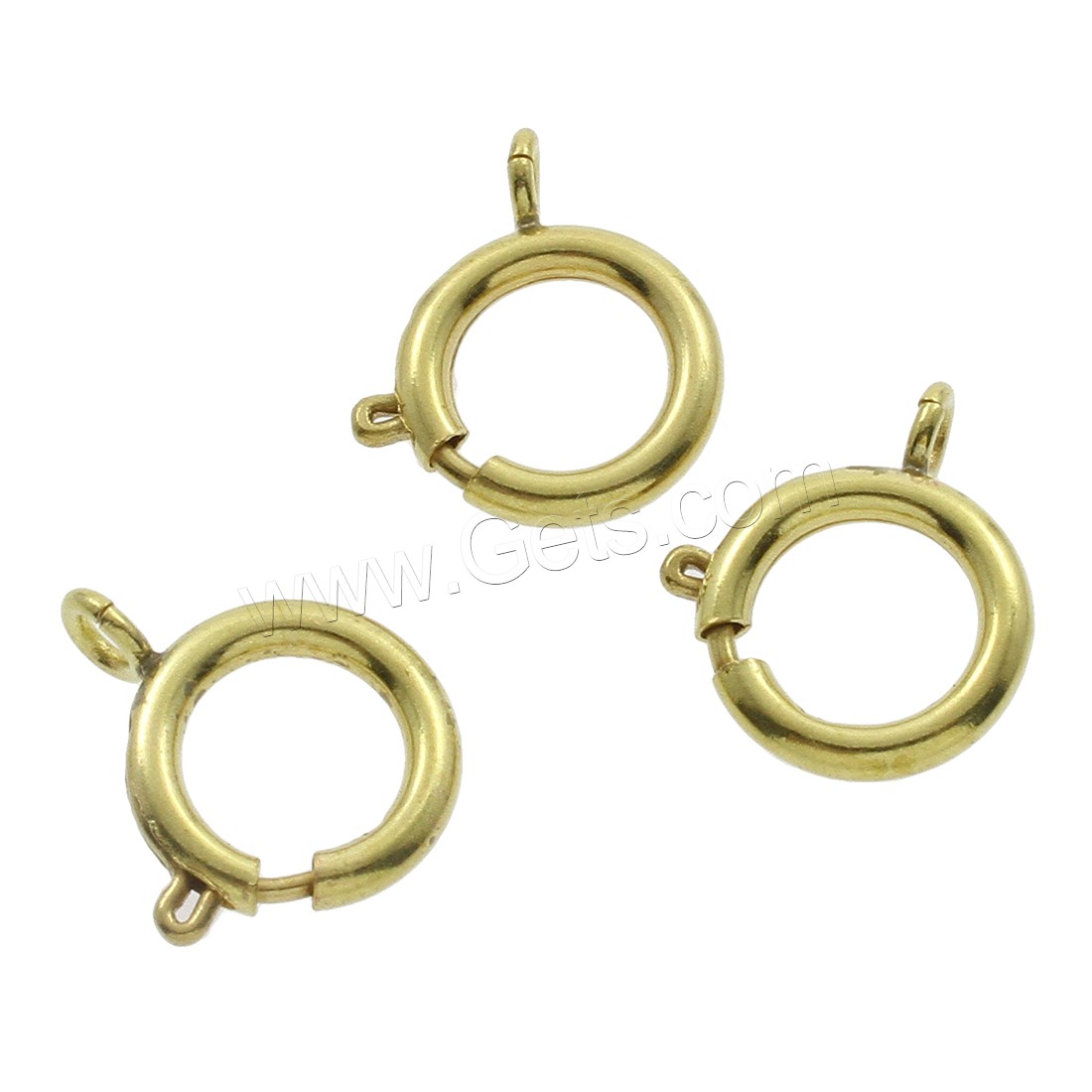 Zinc Alloy Spring Ring Clasp, plated, more colors for choice, 7x9x2mm, Hole:Approx 2mm, Sold By PC