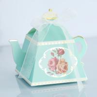 Jewelry Gift Box, Paper, printing, reusable & with flower pattern 85*85*60mm 