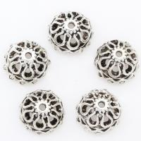 Zinc Alloy Bead Caps, Flower, plated 11*6mm Approx 1mm 