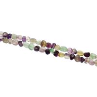 Purple Fluorite Beads, Nuggets, translucent, 8*7*10-8*7*5mm Approx 11.8 Inch, Approx 