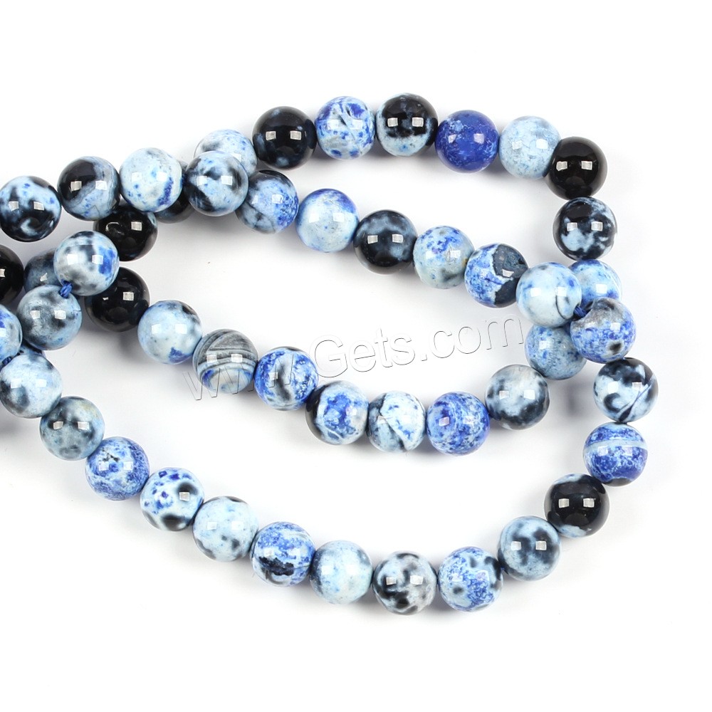 Agate Beads, Natural Stone, with Agate, different size for choice, more colors for choice, Sold By Strand
