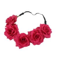 Bridal Hair Band, Polyester, Flower, for woman 65mm,500mm 