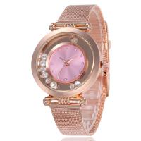 Unisex Wrist Watch, Zinc Alloy, with Glass, Chinese movement, rose gold color plated, waterproofless 37*7mm Approx 9.5 Inch 