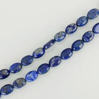 Perles de pierre lasurite naturelles, Lapis lazuli, Plat rond, normes différentes pour le choix, bleu Environ 1mm Environ 16 pouce, Vendu par brin